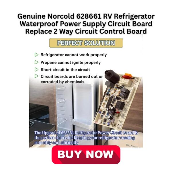 Genuine Norcold 628661 RV Refrigerator Waterproof Power Supply Circuit Board Replace 2 Way Circuit Control Board